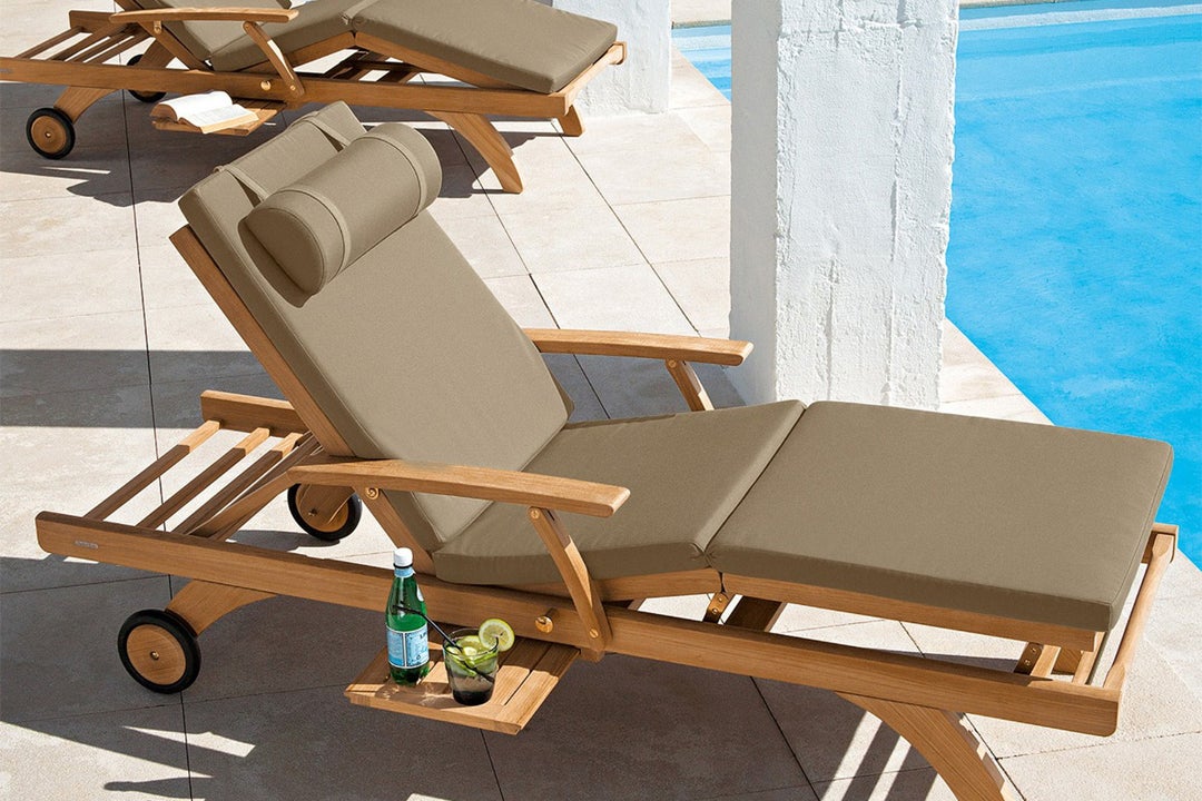 Homebase shop sun lounger